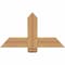 Ekena Millwork Eugene Smooth Timber Gable Bracket, Western Red Cedar, 36"W x 19"H x 1 1/2"D x 5 1/2"F, 13/12 Pitch GBW036X19X0206EUG00SWR - alternate 1